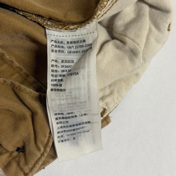 Hollister Classic Straight Khaki Pants Tan Chino Men's Size 28x30 - Picture 8 of 14